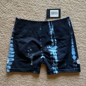 EVERSON SEAMLESS "SIERRA" SHORTS IN KITANA BLUE SERPENT